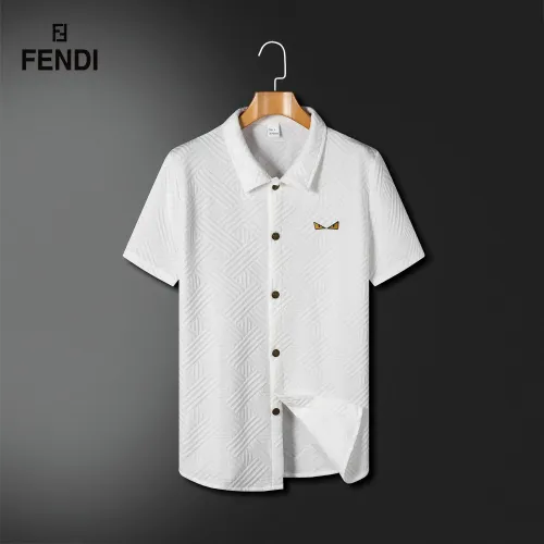 Replica Fendi Tracksuits Short Sleeved For Men #1466213 $60.00 USD for Wholesale