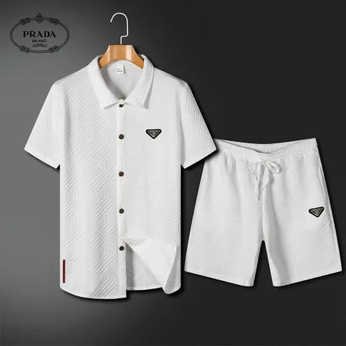 Cheap Prada Tracksuits Short Sleeved For Men #1466231, $$60.00 USD On Prada Tracksuits