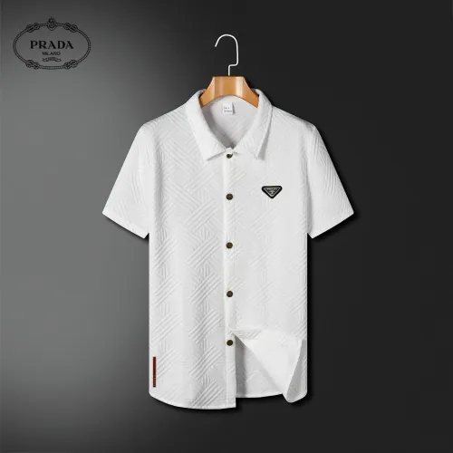 Replica Prada Tracksuits Short Sleeved For Men #1466231 $60.00 USD for Wholesale