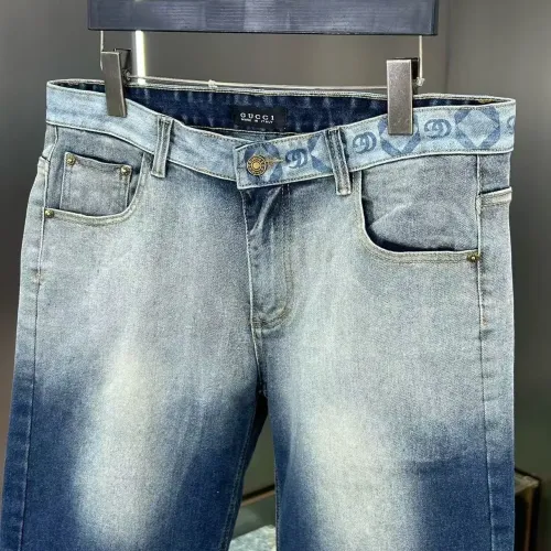 Replica Gucci Jeans For Men #1466261 $45.00 USD for Wholesale
