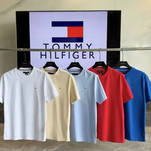 Replica Tommy Hilfiger TH T-Shirts Short Sleeved For Men #1466348 $32.00 USD for Wholesale