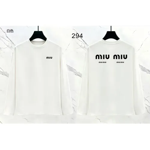 Cheap MIU MIU T-Shirts Long Sleeved For Men #1466429, $$39.00 USD On MIU MIU T-Shirts