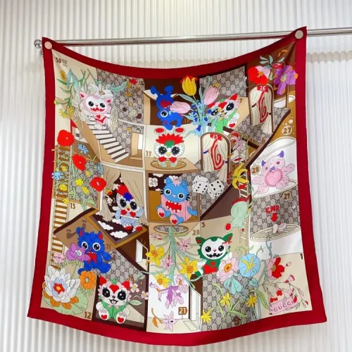 Cheap Gucci Silk Square #1467338, $$64.00 USD On Gucci Scarf