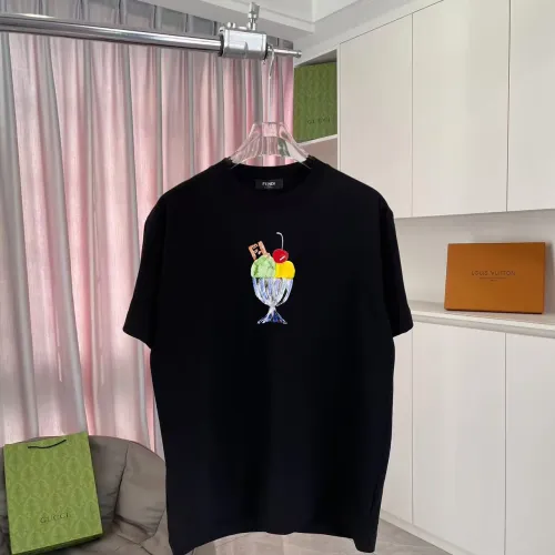 Cheap Fendi T-Shirts Short Sleeved For Unisex #1467560, $$42.00 USD On Fendi T-Shirts