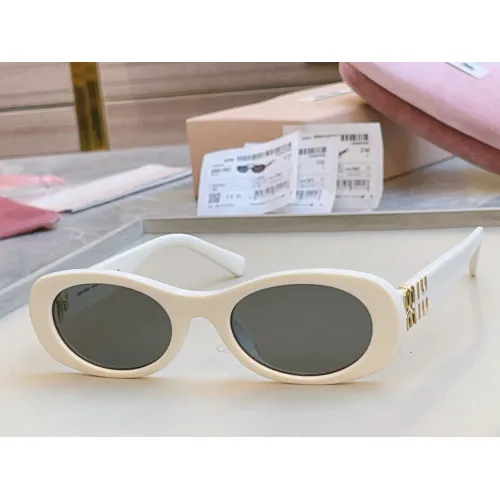 Cheap MIU MIU AAA Quality Sunglasses #1467584, $$56.00 USD On MIU MIU AAA Sunglasses