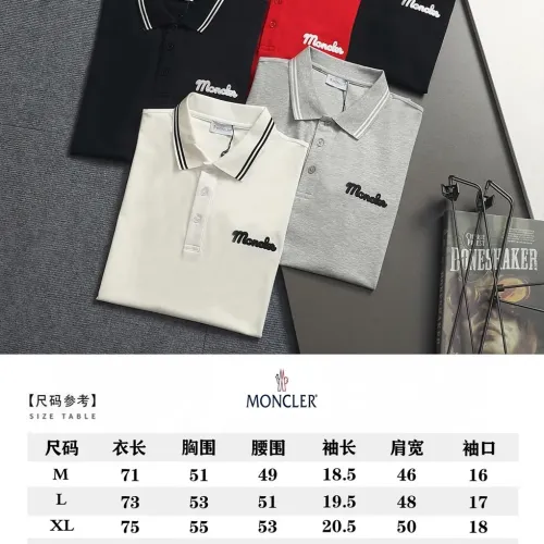 Replica Moncler T-Shirts Short Sleeved For Men #1467802 $45.00 USD for Wholesale