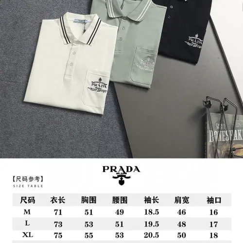Replica Prada T-Shirts Short Sleeved For Men #1467905 $45.00 USD for Wholesale