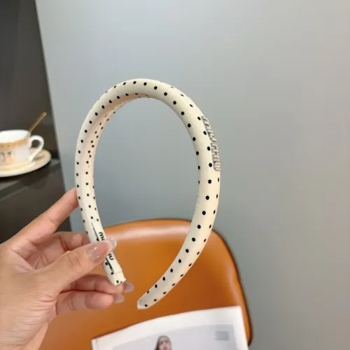 Replica MIU MIU Headband For Women #1467979 $27.00 USD for Wholesale
