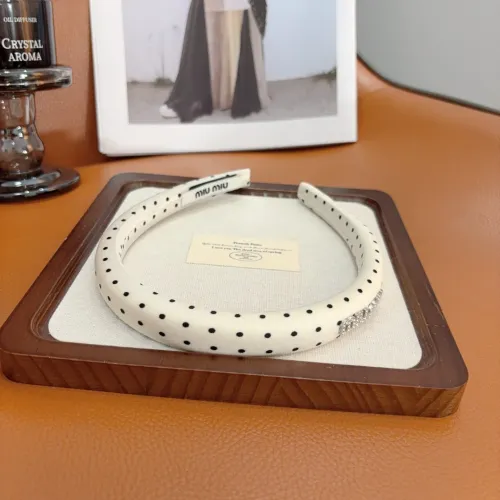 Replica MIU MIU Headband For Women #1467979 $27.00 USD for Wholesale