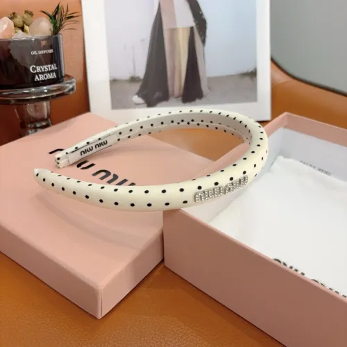 Replica MIU MIU Headband For Women #1467979 $27.00 USD for Wholesale