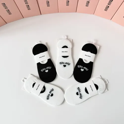 Replica MIU MIU Socks #1468117 $27.00 USD for Wholesale