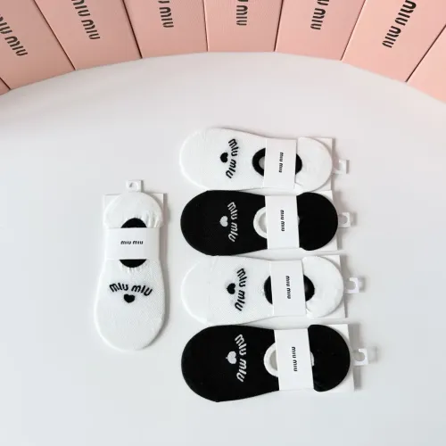 Replica MIU MIU Socks #1468117 $27.00 USD for Wholesale
