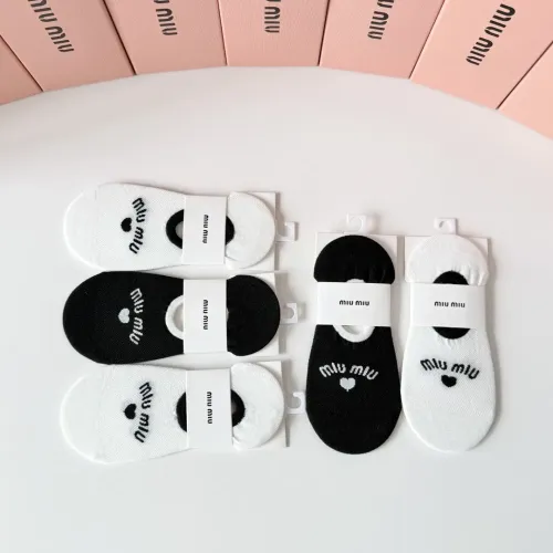 Replica MIU MIU Socks #1468117 $27.00 USD for Wholesale