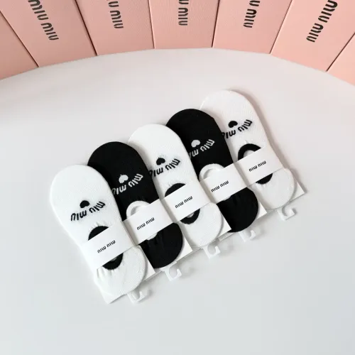 Replica MIU MIU Socks #1468117 $27.00 USD for Wholesale