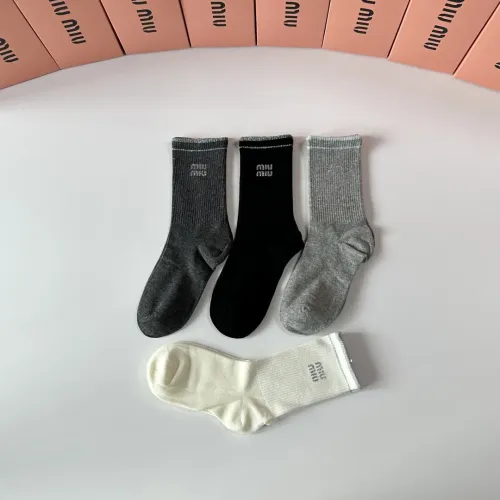 Replica MIU MIU Socks #1468118 $29.00 USD for Wholesale