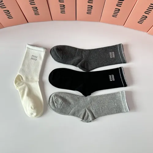 Replica MIU MIU Socks #1468118 $29.00 USD for Wholesale