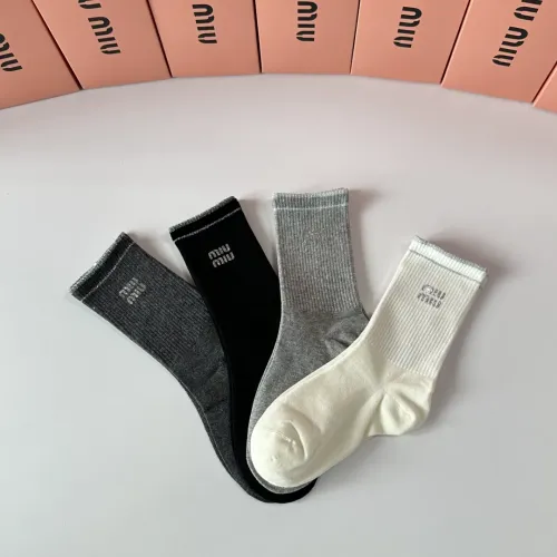 Replica MIU MIU Socks #1468118 $29.00 USD for Wholesale