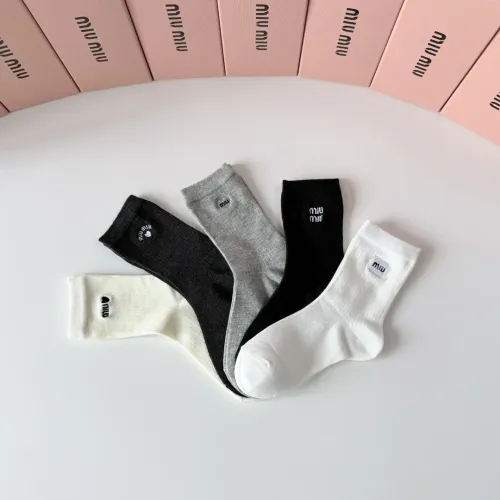Replica MIU MIU Socks #1468120 $29.00 USD for Wholesale