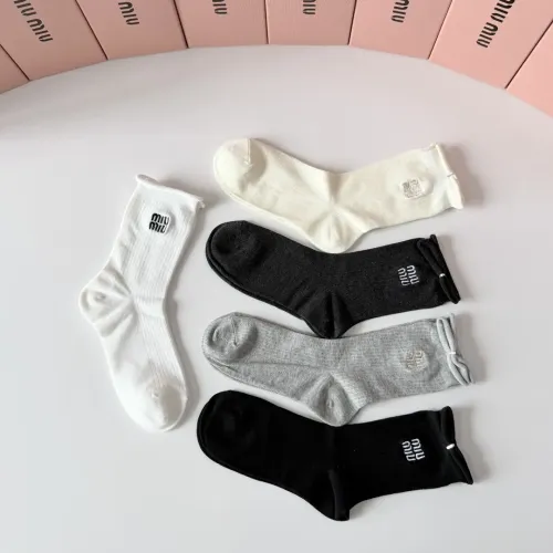 Replica MIU MIU Socks #1468122 $29.00 USD for Wholesale