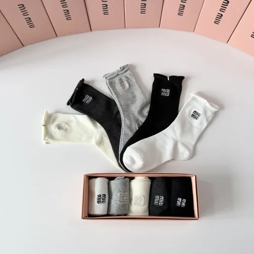 Replica MIU MIU Socks #1468122 $29.00 USD for Wholesale
