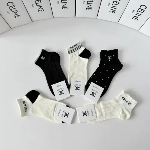 Replica Celine Socks #1468127 $27.00 USD for Wholesale