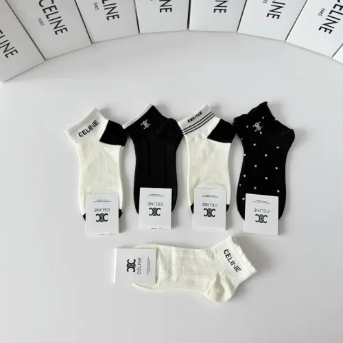 Replica Celine Socks #1468127 $27.00 USD for Wholesale
