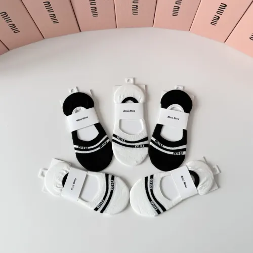 Replica MIU MIU Socks #1468128 $27.00 USD for Wholesale