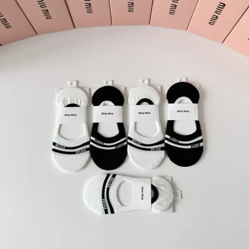 Replica MIU MIU Socks #1468128 $27.00 USD for Wholesale