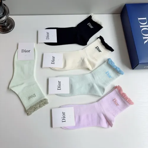 Replica Christian Dior Socks #1468134 $27.00 USD for Wholesale