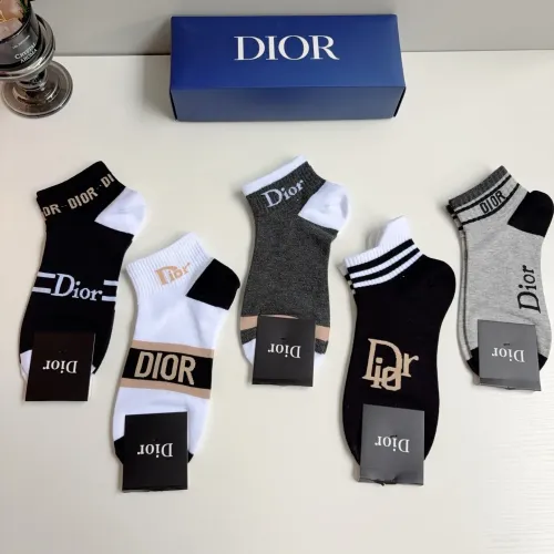 Replica Christian Dior Socks For Men #1468135 $27.00 USD for Wholesale