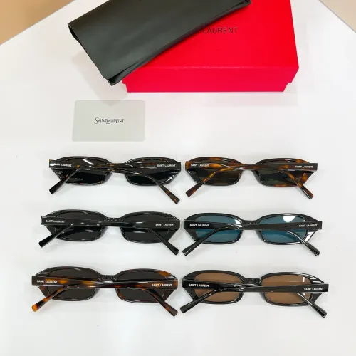Replica Yves Saint Laurent YSL AAA Quality Sunglasses #1468493 $56.00 USD for Wholesale