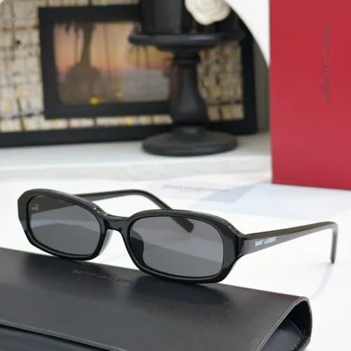 Cheap Yves Saint Laurent YSL AAA Quality Sunglasses #1468494, $$56.00 USD On Yves Saint Laurent YSL AAA Quality Sunglasses
