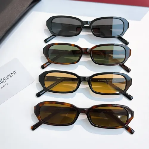 Replica Yves Saint Laurent YSL AAA Quality Sunglasses #1468496 $56.00 USD for Wholesale