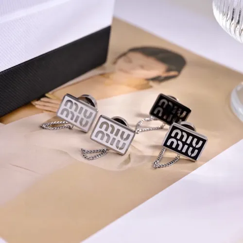 Replica MIU MIU Earrings For Women #1468539 $25.00 USD for Wholesale