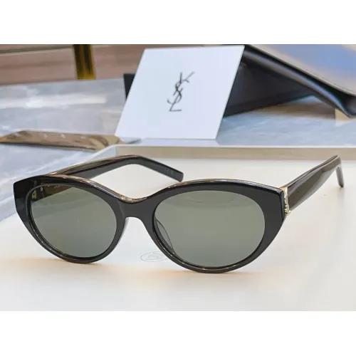 Cheap Yves Saint Laurent YSL AAA Quality Sunglasses #1468650, $$56.00 USD On Yves Saint Laurent YSL AAA Quality Sunglasses