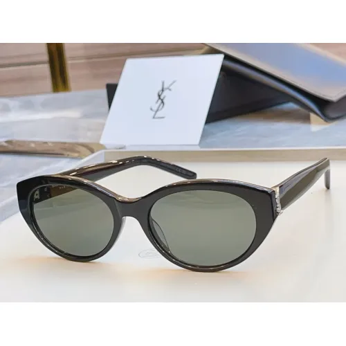 Cheap Yves Saint Laurent YSL AAA Quality Sunglasses #1468651, $$56.00 USD On Yves Saint Laurent YSL AAA Quality Sunglasses