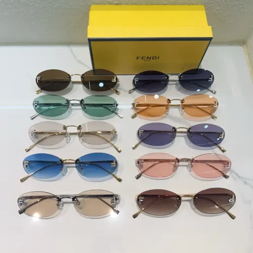 Replica Fendi AAA Quality Sunglasses #1468720 $64.00 USD for Wholesale