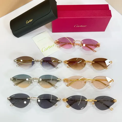 Replica Cartier AAA Quality Sunglassess #1468740 $68.00 USD for Wholesale