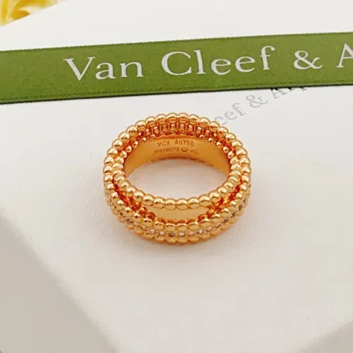 Replica Van Cleef & Arpels Rings In Rose Gold For Women #1468826 $32.00 USD for Wholesale