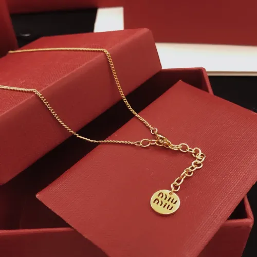 Replica MIU MIU Necklaces #1468839 $27.00 USD for Wholesale