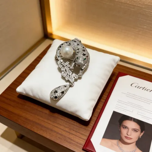 Replica Cartier Brooches For Women #1468852 $42.00 USD for Wholesale