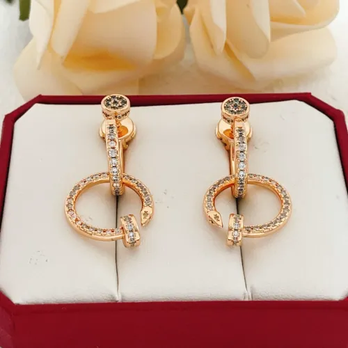 Replica Cartier Earrings For Women #1469087 $38.00 USD for Wholesale