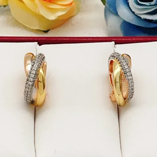 Replica Cartier Earrings For Women #1469089 $39.00 USD for Wholesale
