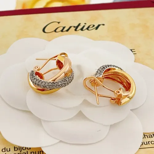 Replica Cartier Earrings For Women #1469089 $39.00 USD for Wholesale