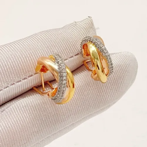 Replica Cartier Earrings For Women #1469089 $39.00 USD for Wholesale