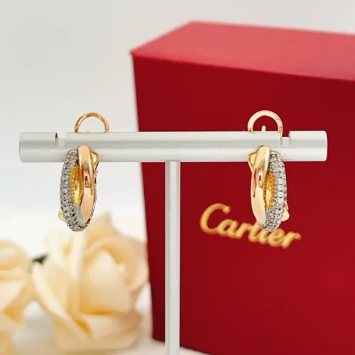 Replica Cartier Earrings For Women #1469089 $39.00 USD for Wholesale