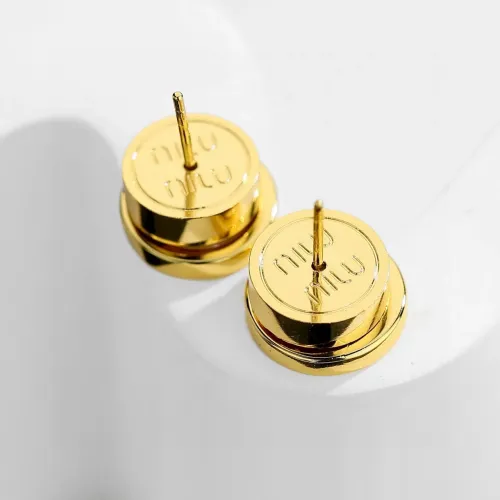Replica MIU MIU Earrings For Women #1469102 $25.00 USD for Wholesale