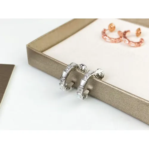 Replica Bvlgari Earrings For Women #1469189 $38.00 USD for Wholesale