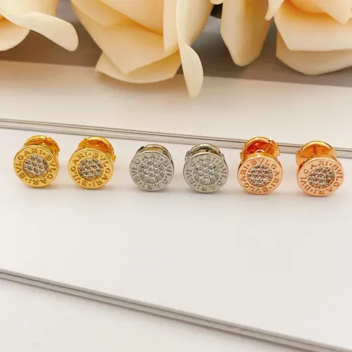 Replica Bvlgari Earrings For Women #1469565 $25.00 USD for Wholesale