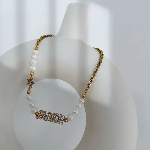 Replica Christian Dior Necklaces For Women #1469823 $29.00 USD for Wholesale